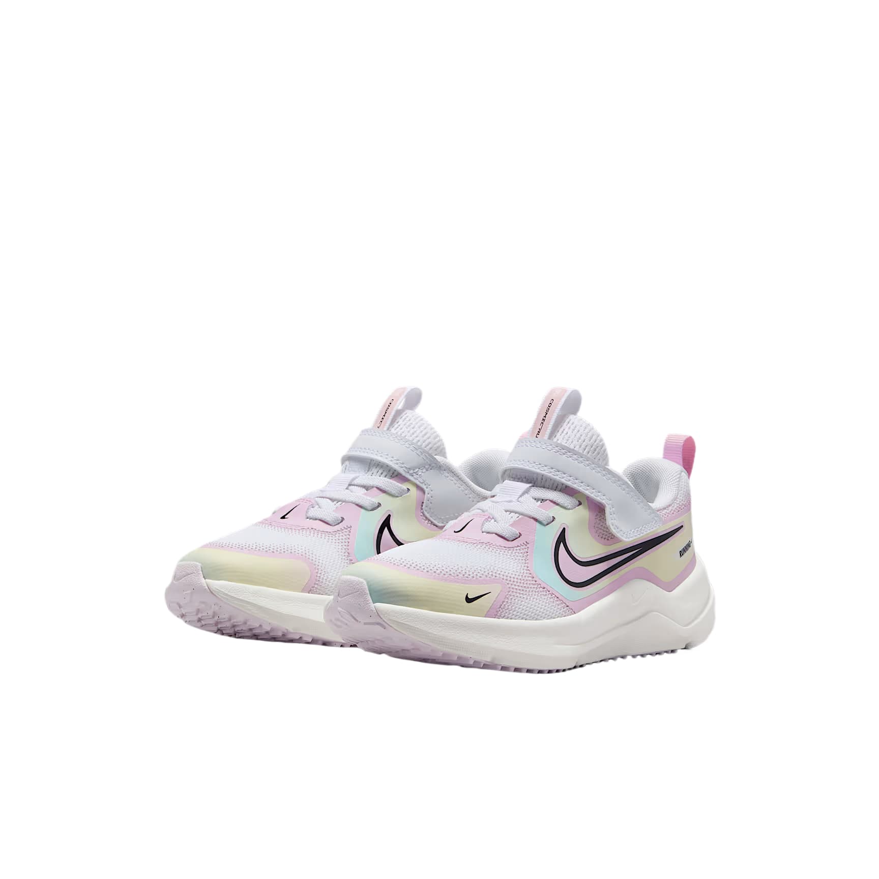 Кроссовки Nike Cosmic Runner Детские беговые кроссовки Low Топ Белый Отбеленный Светло-фиолетовый Парусный белый Черный Kids - изображение 2