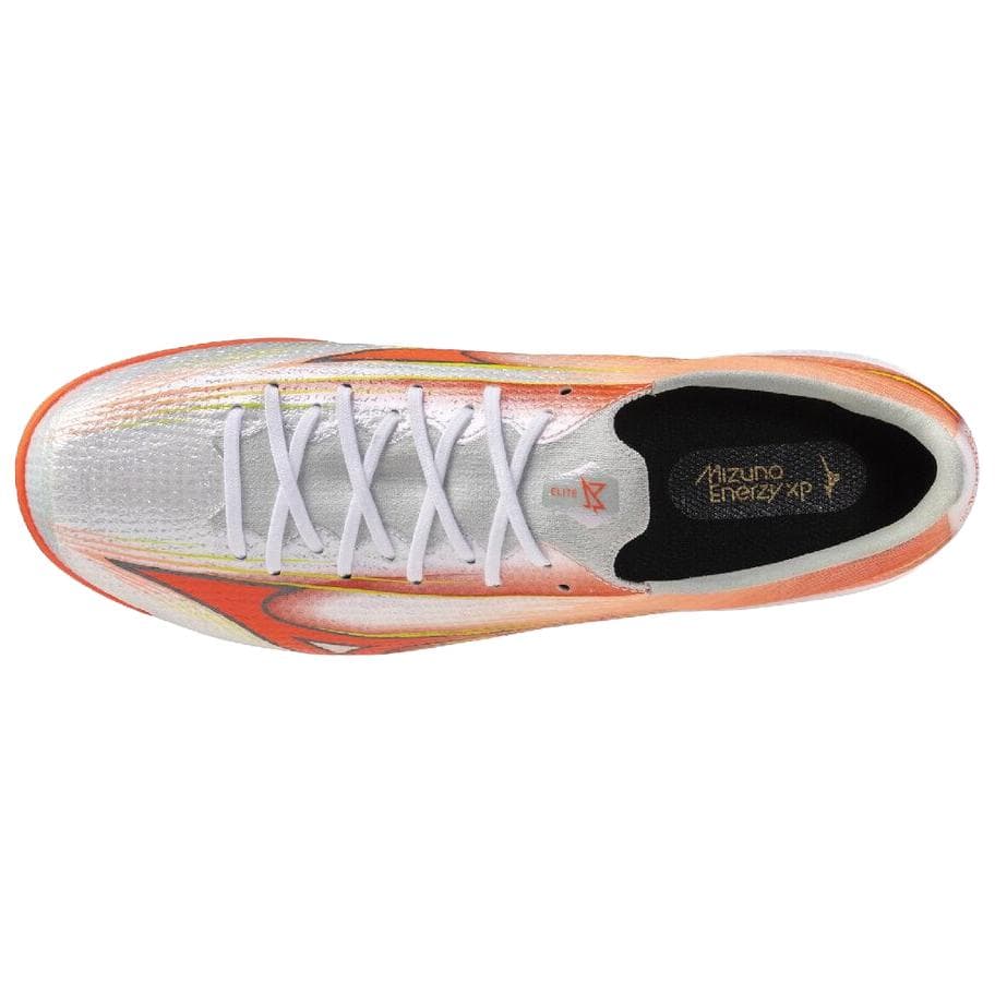 Кроссовки для футбола Mizuno Alpha 3 Футбольные бутсы Белый × Оранжевый × Желтый Унисекс - изображение 3