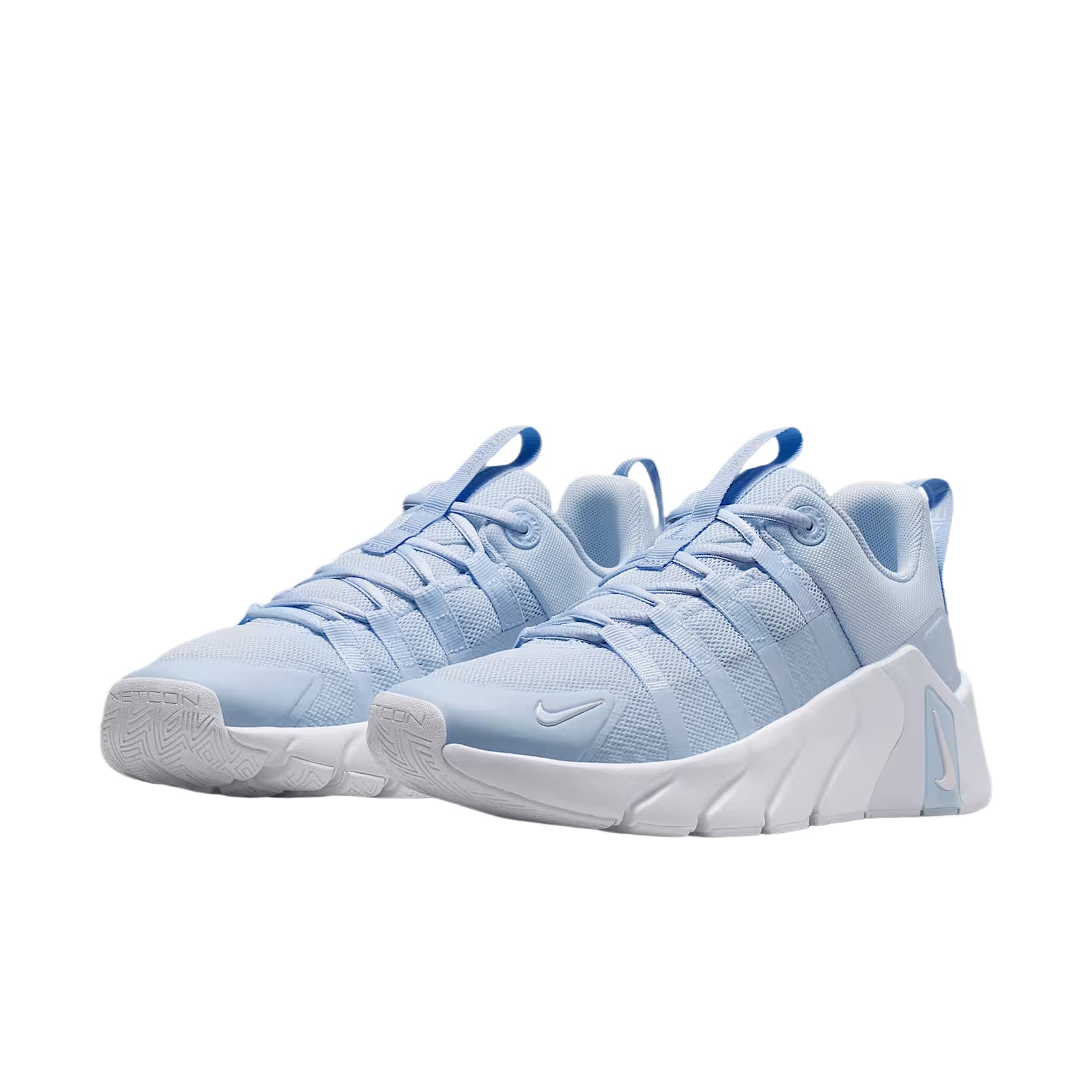Кроссовки для спортзала Nike Free Metcon 7 Тренировочные кроссовки Низкий Топ Hydro Синий Футбольно-серый Белый Женские - изображение 2
