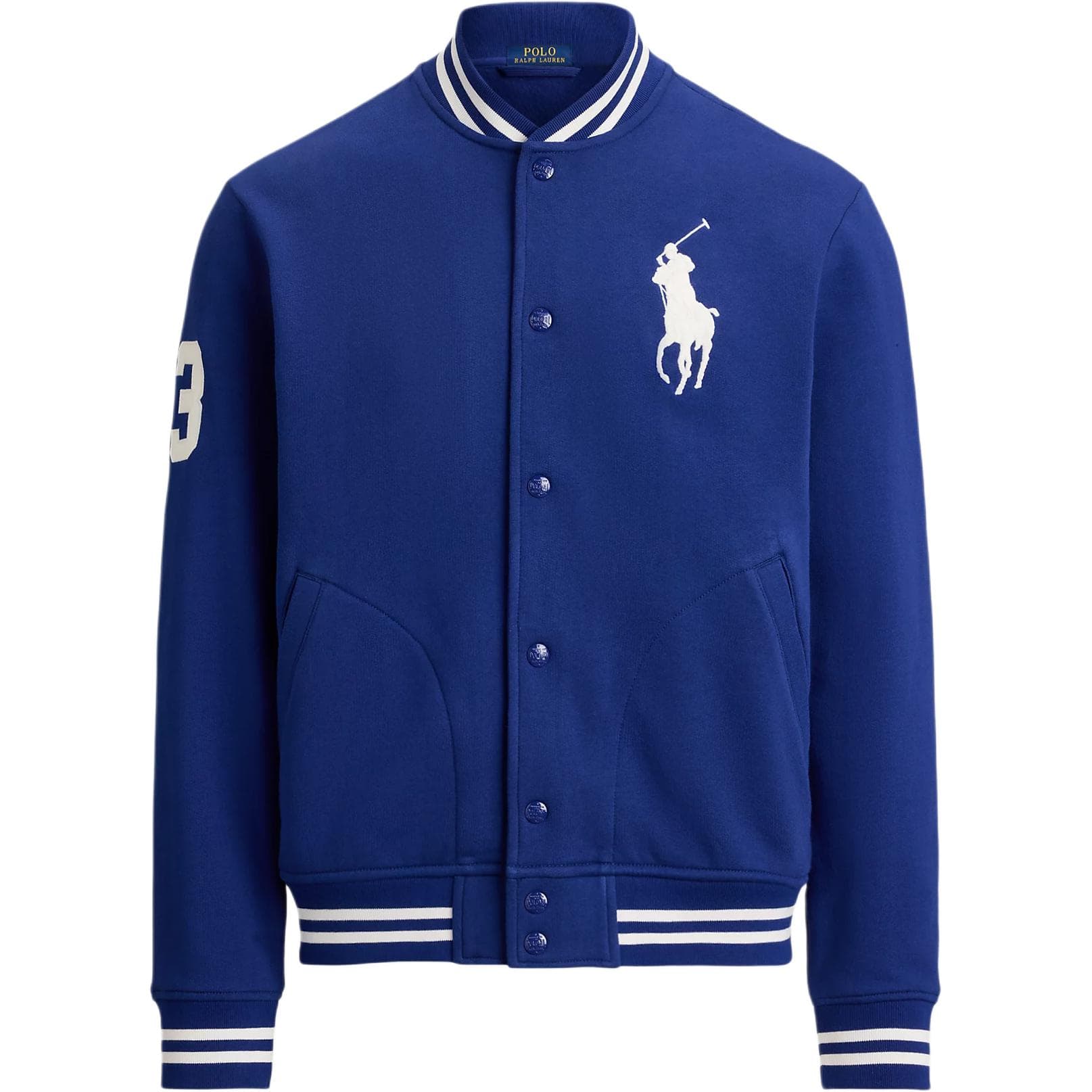 Бомбер Polo Ralph Lauren Big pony Синий Мужской Бейсбольные куртки - изображение 1