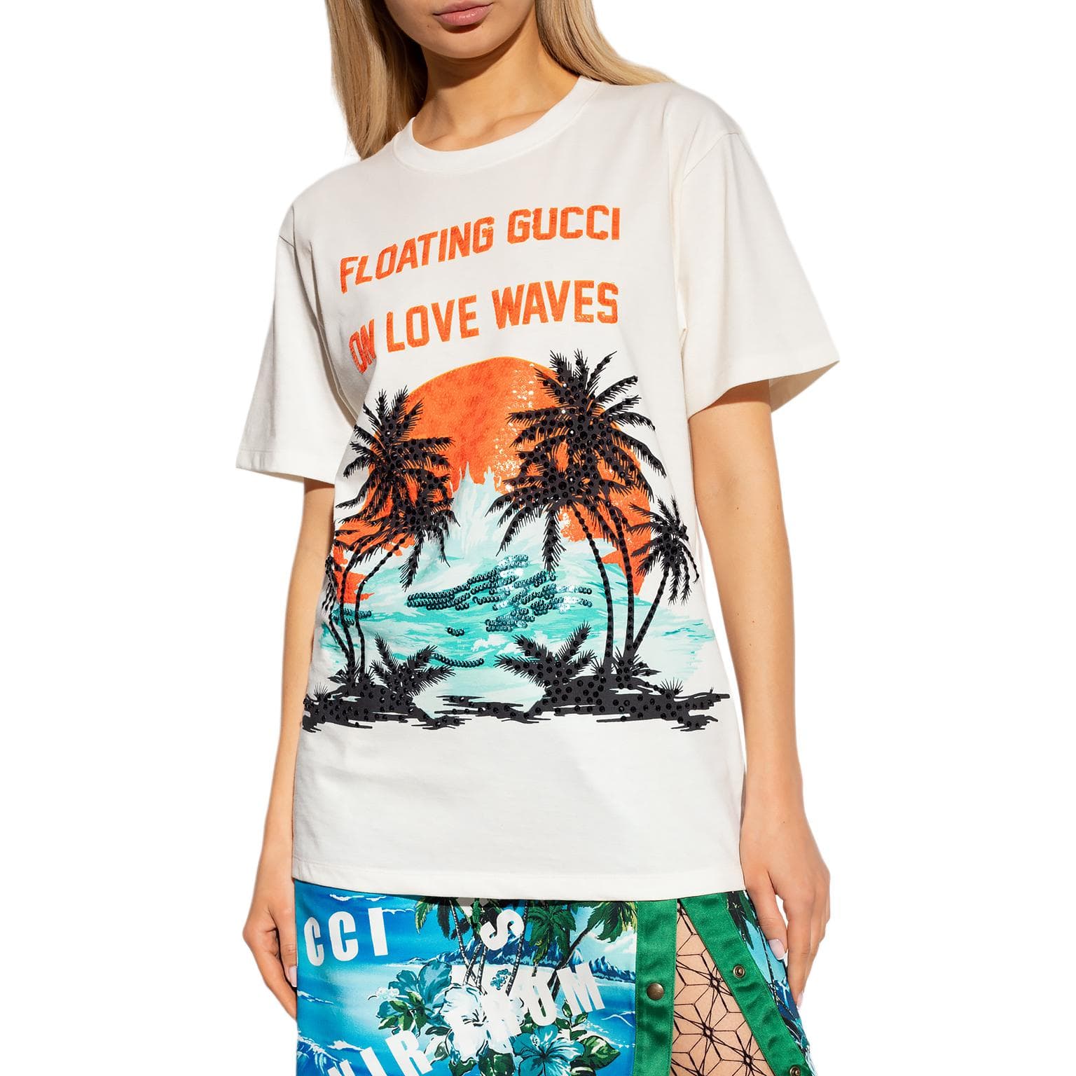Футболка Gucci T-Shirt White - изображение 3