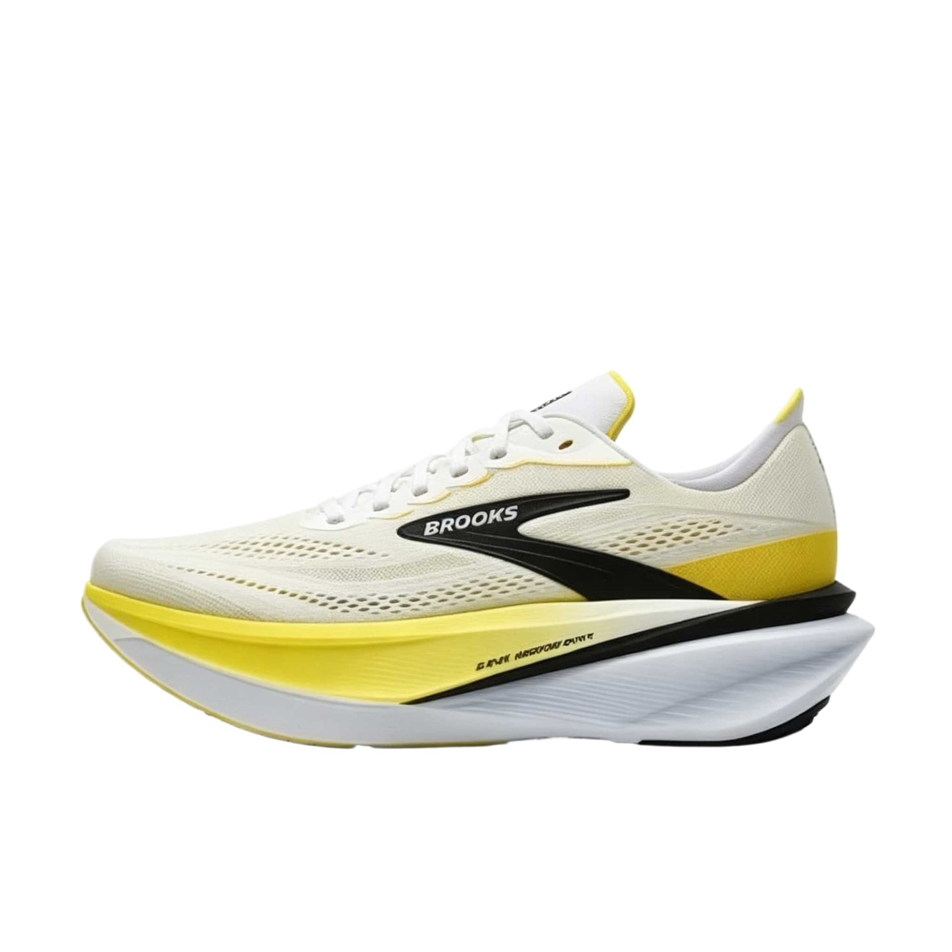 Кроссовки для спортзала BROOKS Hyperion Max Тренировочные кроссовки Low Топ 197 Белый Кибер Желтый черный Мужской - изображение 1