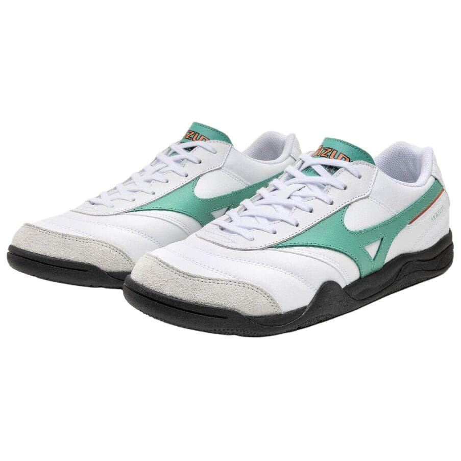 Кроссовки для футбола Mizuno Morelia Футбольные бутсы Белый × Зеленый × Черный Унисекс - изображение 3