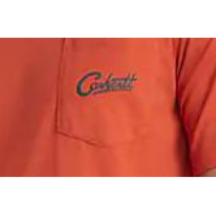 Футболка Carhartt 106777 Свободный крой Легкая футболка с коротким рукавом и карманом Мужская - изображение 5