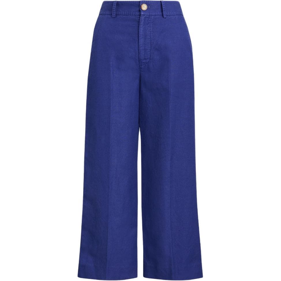 Штаны Polo Ralph Lauren Blue Women's Casual Pants Поло Ральф Лорен Синий Женские Повседневные Брюки - изображение 1