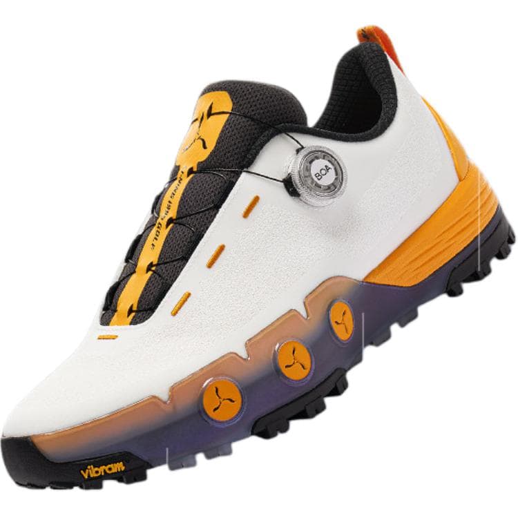 Кроссовки для гольфа LI NING 1990 Golf Shoes Low Top Coral Orange Unisex LI NING 1990 Golf Shoes Низкий Топ Кораллово-Оранжевый Унисекс - изображение 2
