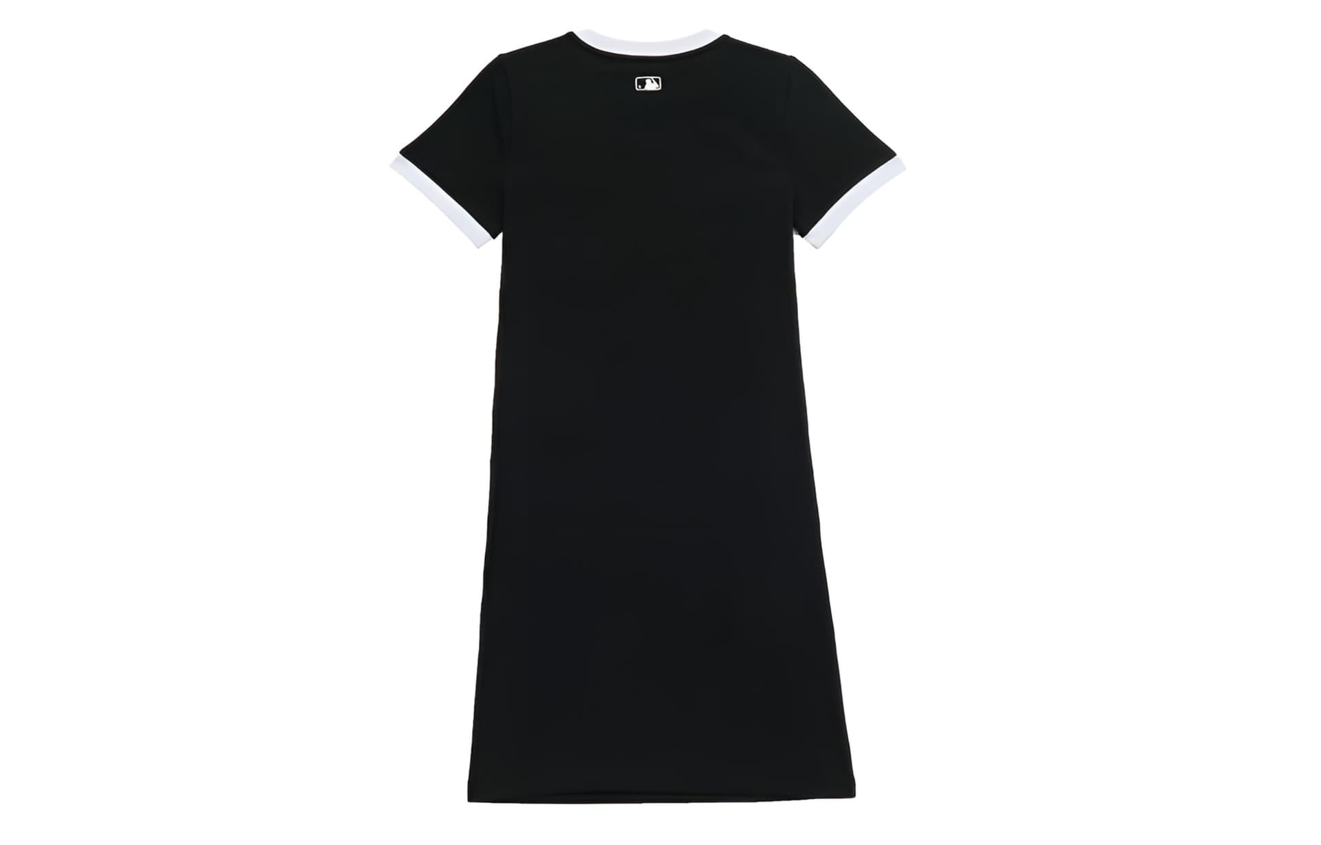 Платье Mlb Base Logo Нью-Йорк Янкис SS26 Короткий Sleeved Платье Женские - изображение 2