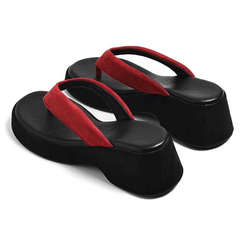 Шлёпанцы CENTRAL KITTY Шлепанцы Red Women's - изображение 5