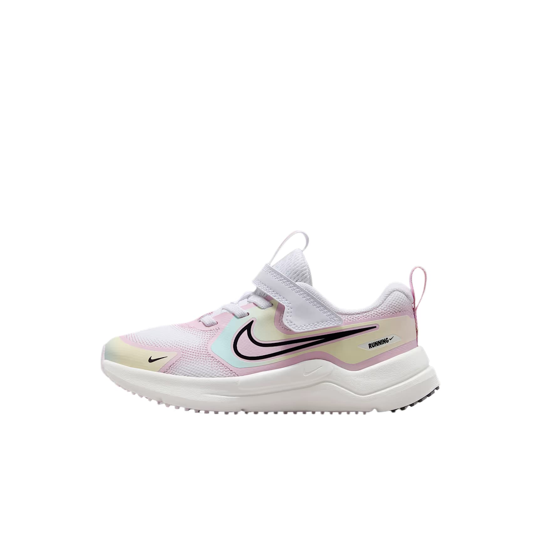 Кроссовки Nike Cosmic Runner Детские беговые кроссовки Low Топ Белый Отбеленный Светло-фиолетовый Парусный белый Черный Kids - изображение 1