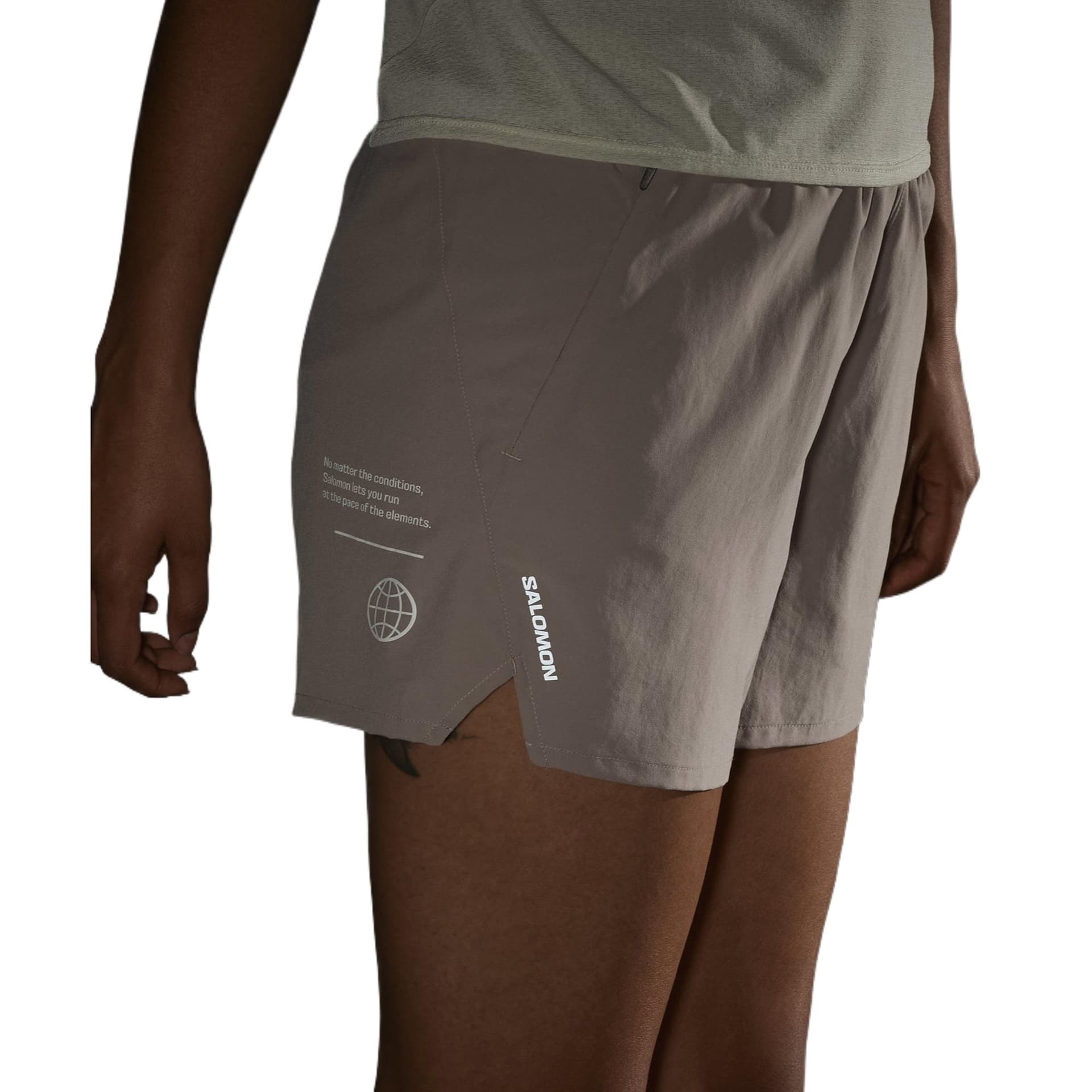 SALOMON Graphic Спортивные шорты Женские Железный - изображение 4