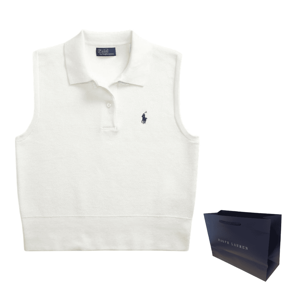 Майка Polo Ralph Lauren SS25 Поло Женское Белое - изображение 7