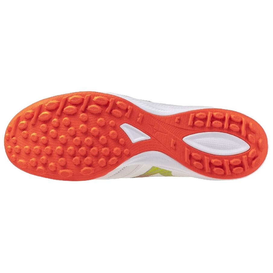 Кроссовки для футбола Mizuno Morelia Neo Sala Beta TF Футбольные бутсы Желтый Белый Оранжевый Унисекс - изображение 5