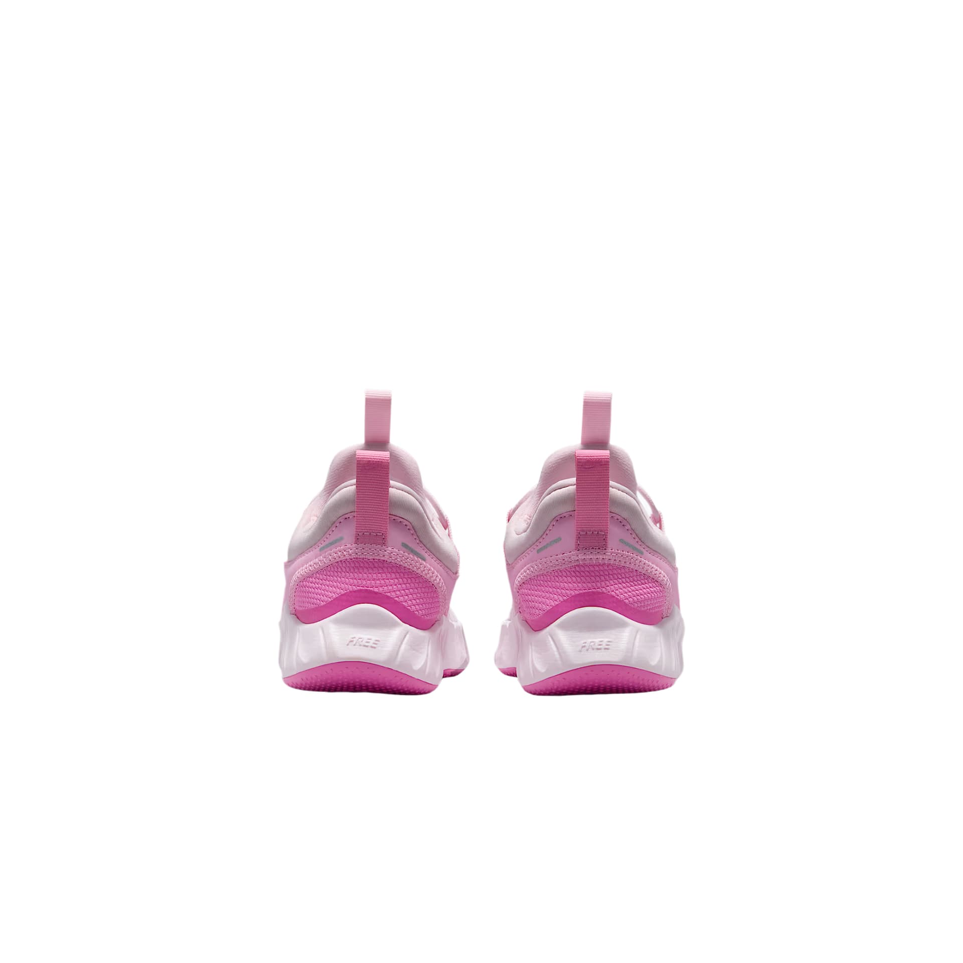 Кроссовки Nike Freeride Детские беговые кроссовки Low Топ Розовый Rising Озорной розовый Отбеленный Светло-фиолетовый Белый Kids - изображение 4