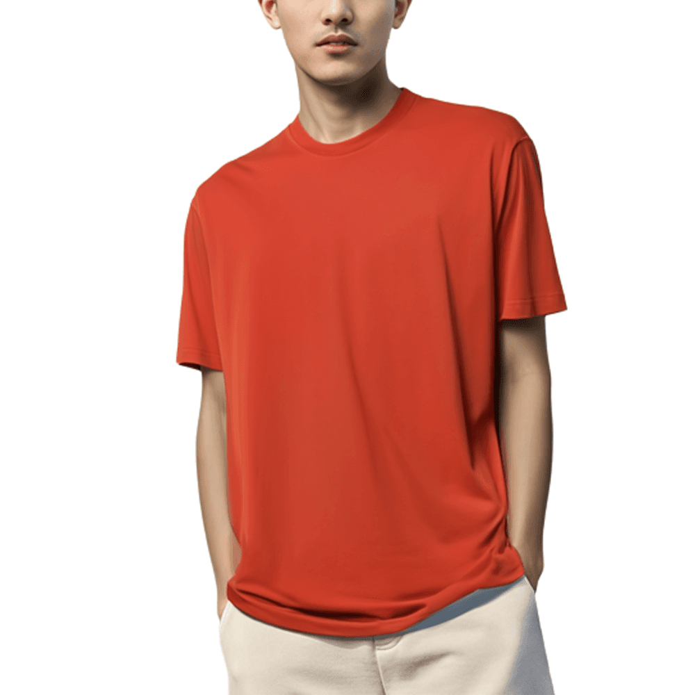 Футболка Bottega Veneta T-рубашка мужская оранжево-красная - изображение 4