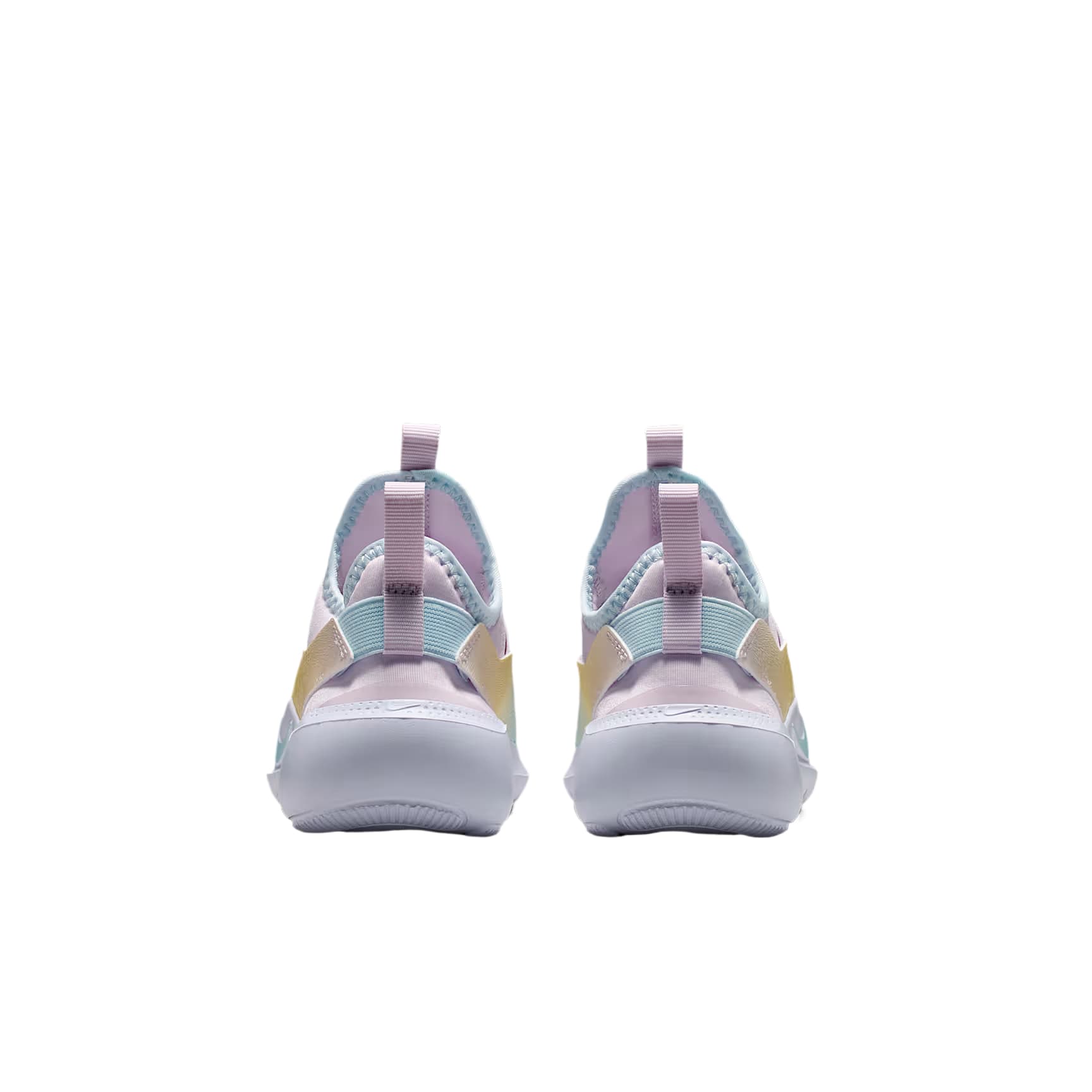 Кроссовки Nike Flex Runner 4 Детские беговые кроссовки Низкий Топ Отбеленный Светло-фиолетовый Белый Ледниково-голубой Kids - изображение 4