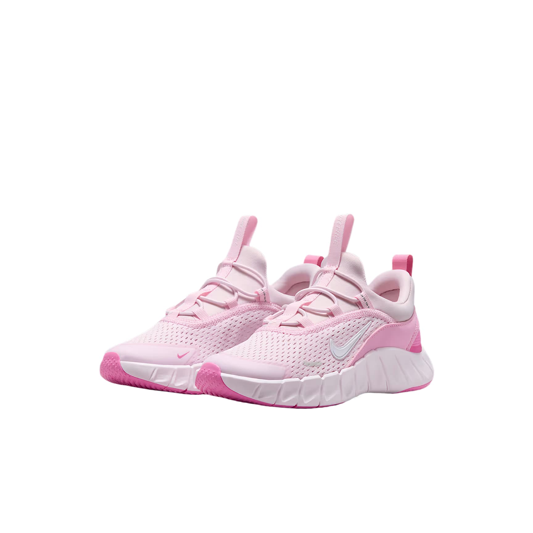 Кроссовки Nike Freeride Детские беговые кроссовки Low Топ Розовый Rising Озорной розовый Отбеленный Светло-фиолетовый Белый Kids - изображение 2
