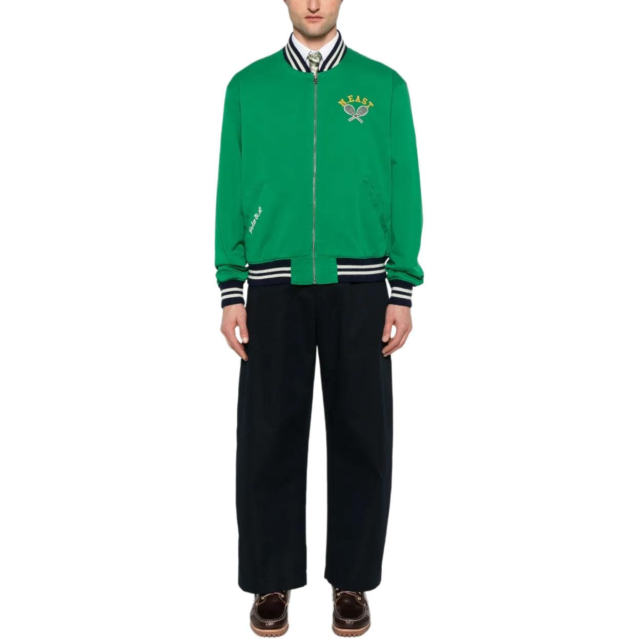 Бомбер Polo Ralph Lauren Куртки и Пальто Мужской Травяной Зеленый - изображение 2