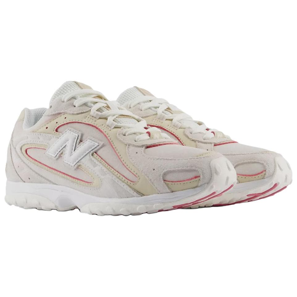Кроссовки New Balance 204L Повседневная обувь Низкий топ Бежевый Белый Красный Унисекс - изображение 3