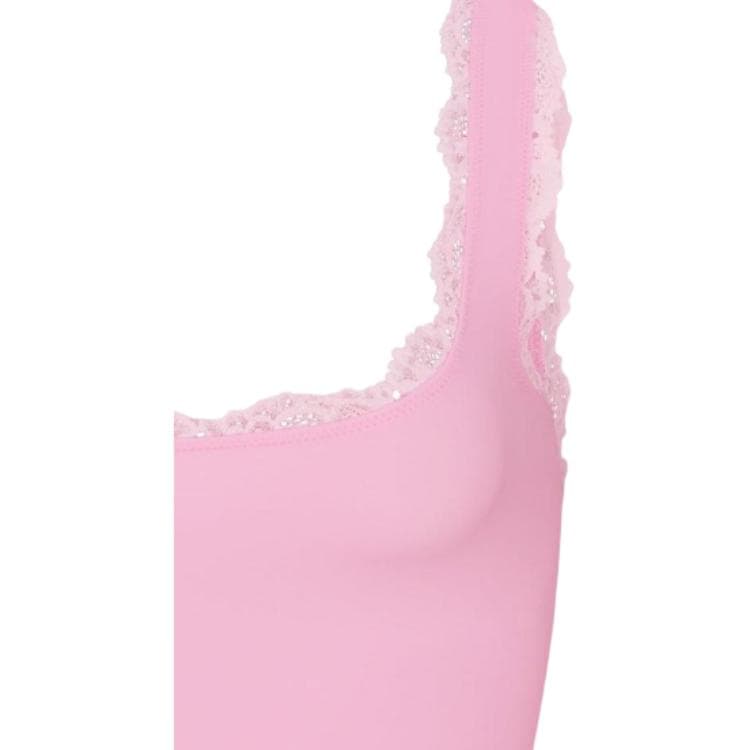 Майка SKIMS Bubblegum Tonal/Цвет жвачки Тон Женские Майки - изображение 3