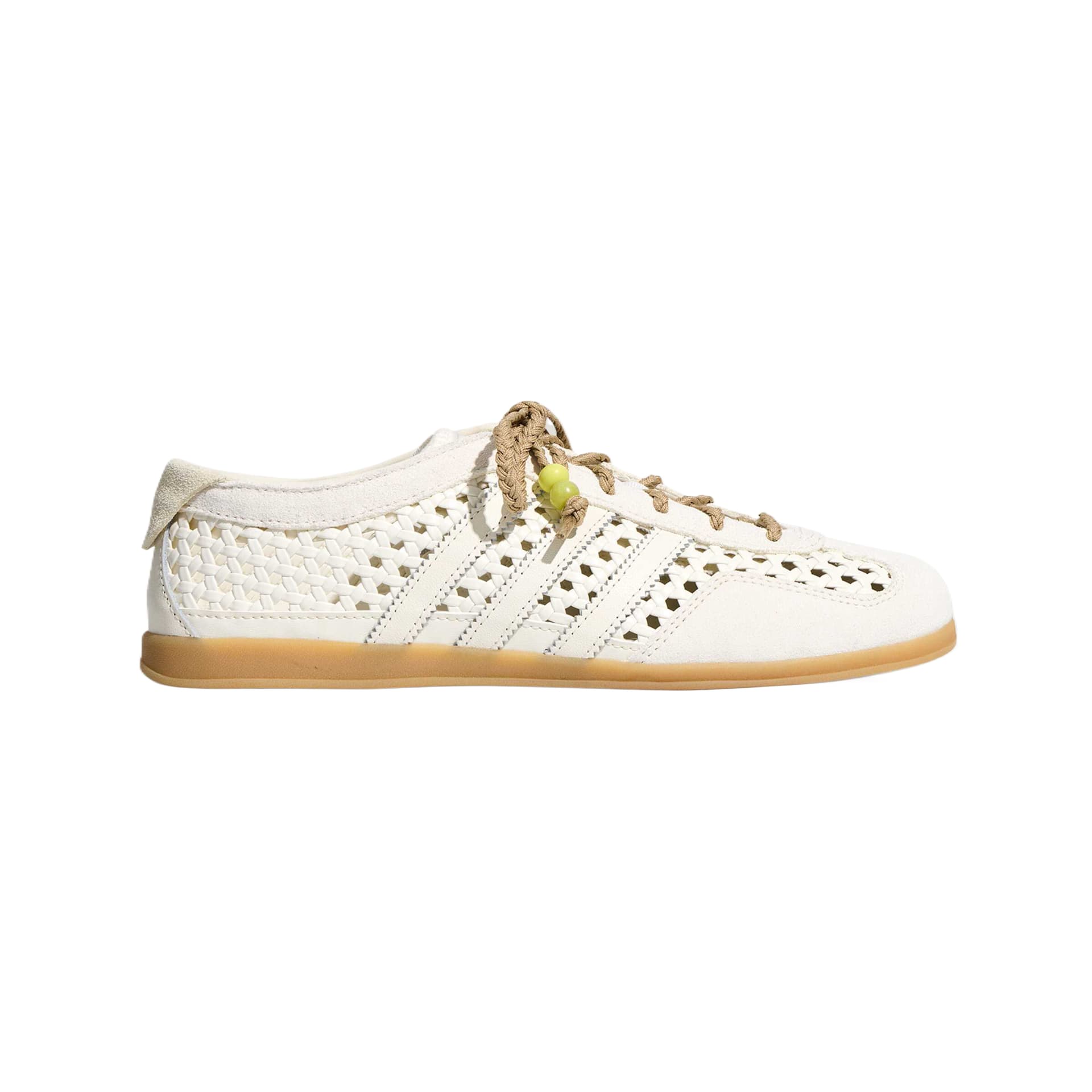 Кроссовки Adidas Originals Gazelle Skate Shoes Low Top Jade White Light Khaki Women's - изображение 2