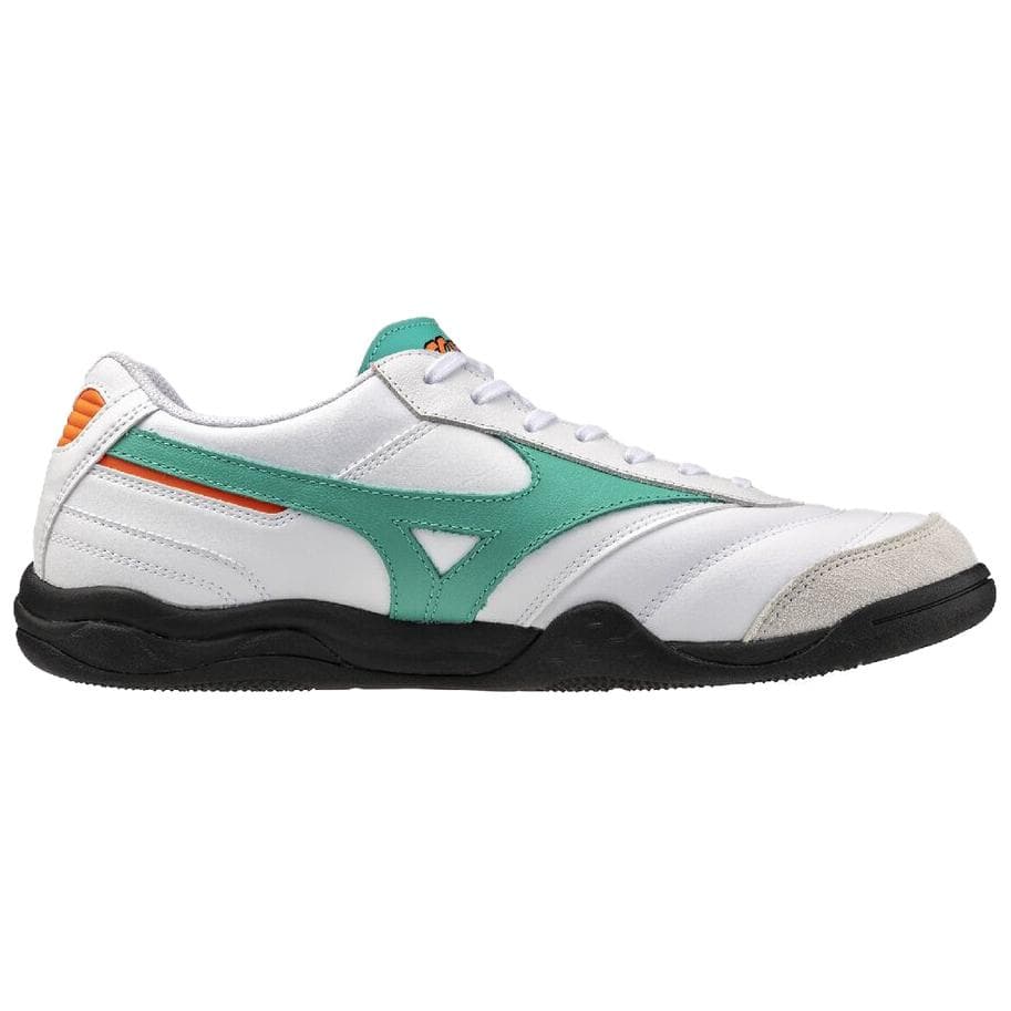 Кроссовки для футбола Mizuno Morelia Футбольные бутсы Белый × Зеленый × Черный Унисекс - изображение 2