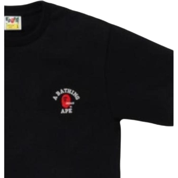 Футболка A BATHING APE COLLEGE One POINT Вышивка Футболка Унисекс - изображение 3