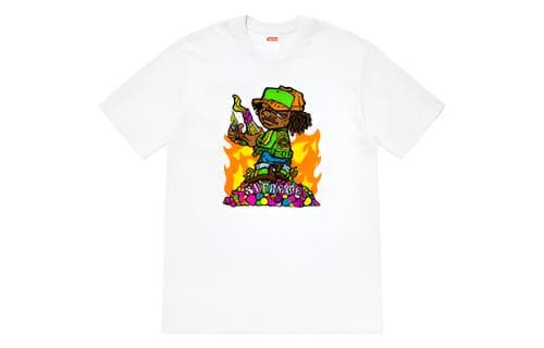 Футболка Supreme SS19 Molotov Kid Tee AshGrey - изображение 1