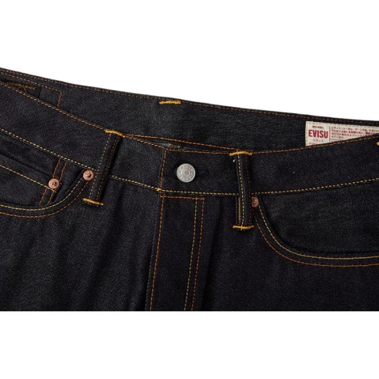 Штаны EVISU Seagull Print Tapered Jeans Blue - изображение 3
