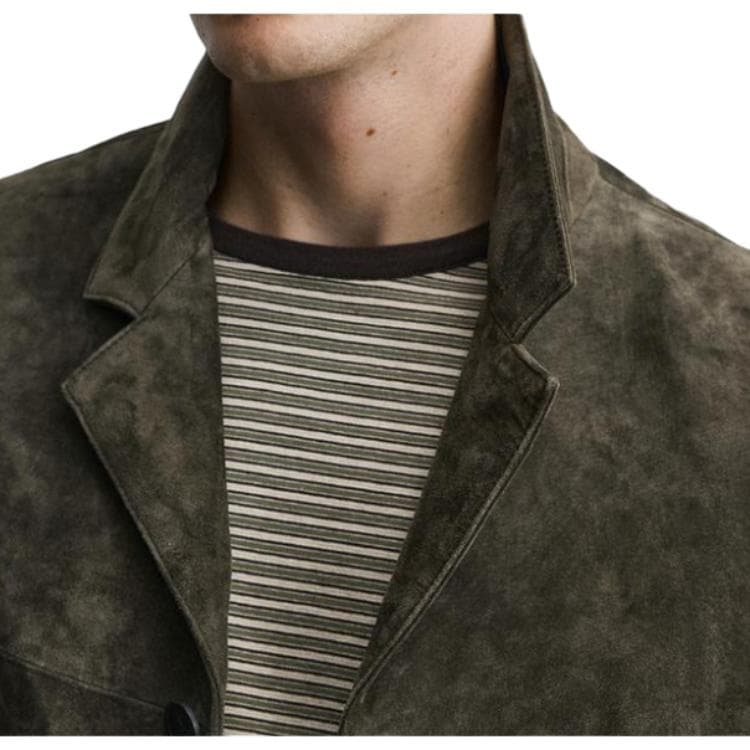 Пиджак ZARA Khaki Мужские Деловые Костюмы - изображение 3
