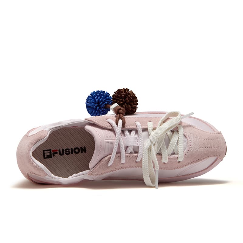 Кроссовки FILA FUSION FUFU Повседневная обувь Low Топ Клубничный Кремово-розовый Женские - изображение 4