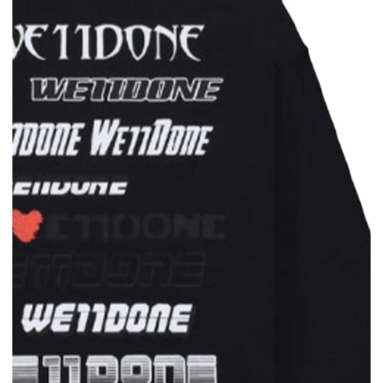 Худи WE11DONE SS23 Logo - изображение 4