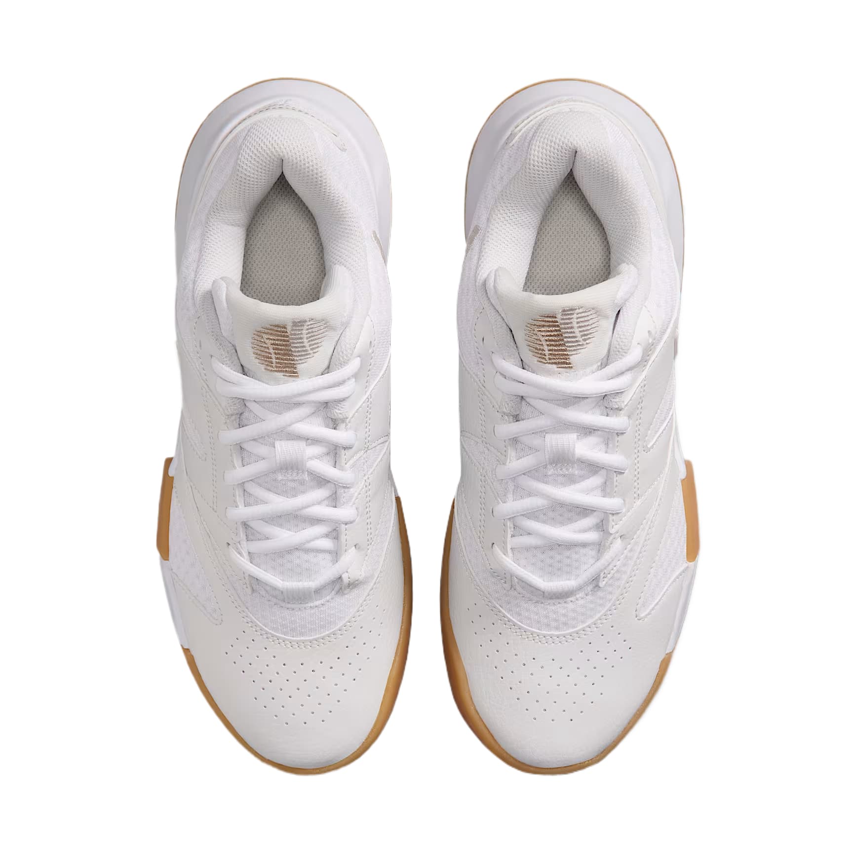 Кроссовки для тенниса Nike Court Lite 4 Теннисные кроссовки Низкий топ Белый PEAK Белый Льняной Светло-коричневый Женские - изображение 4