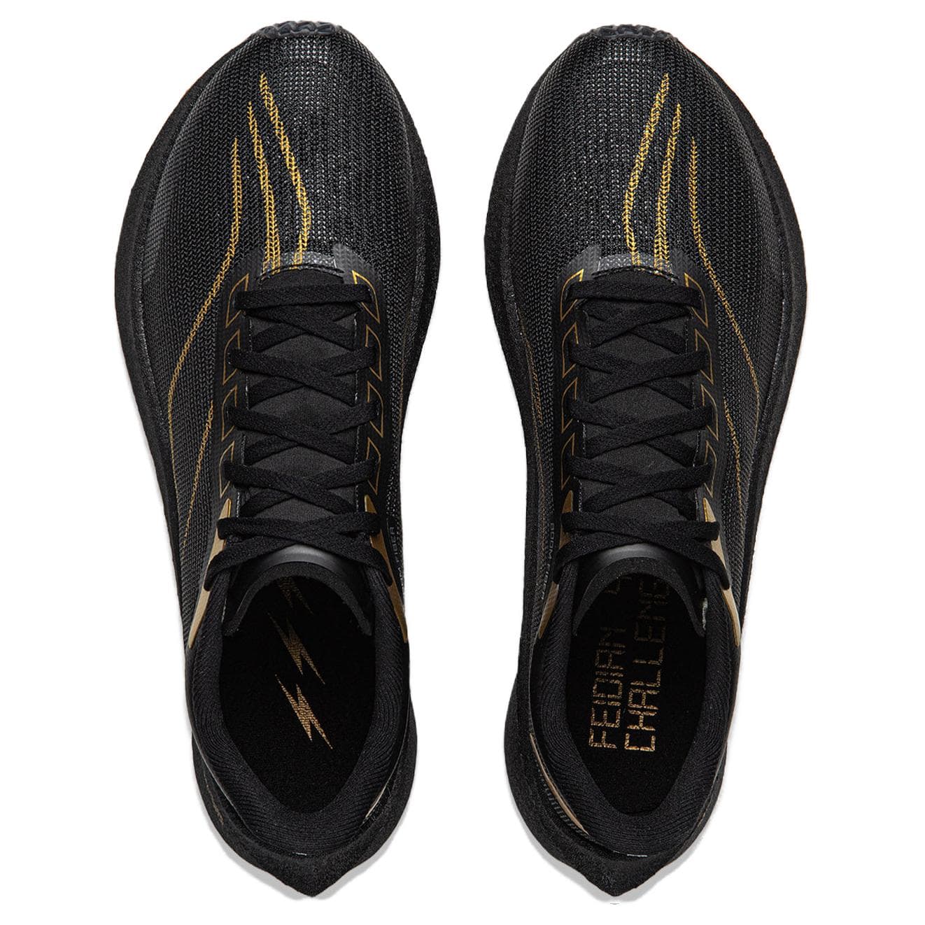 Кроссовки для бега Li-Ning Feidian 4 Challenger Удобный амортизирующий износостойкий низкий гоночный кроссовки Мужской Черный - изображение 4