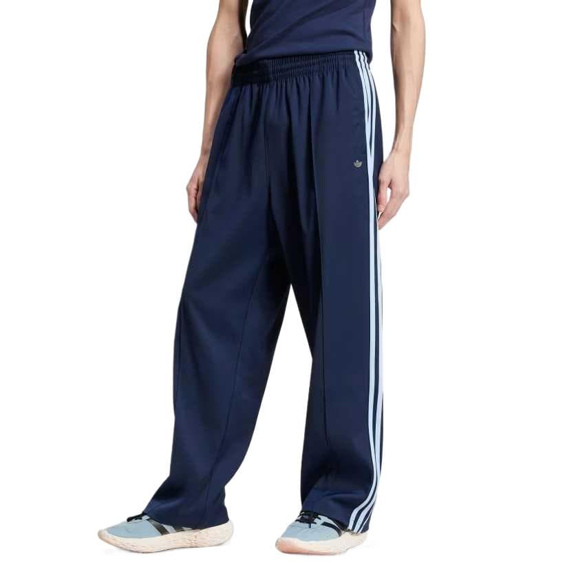 Штаны Adidas Originals Track Premium Брюки Багги Повседневные Брюки Мужские Темно-Синие - изображение 2