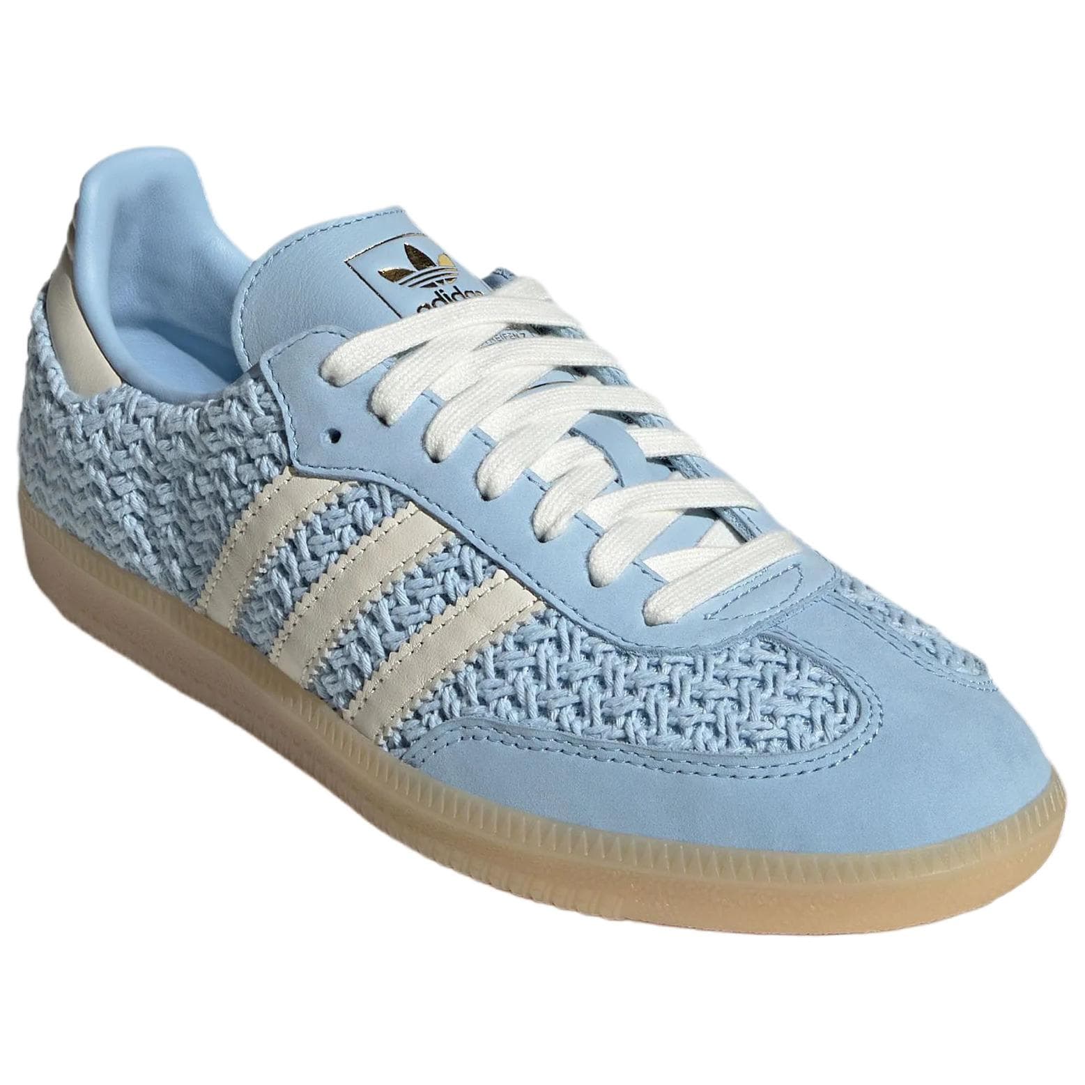 Кроссовки Adidas Originals Samba OG Кеды немецкой армии (GAT) Синий Женские - изображение 3