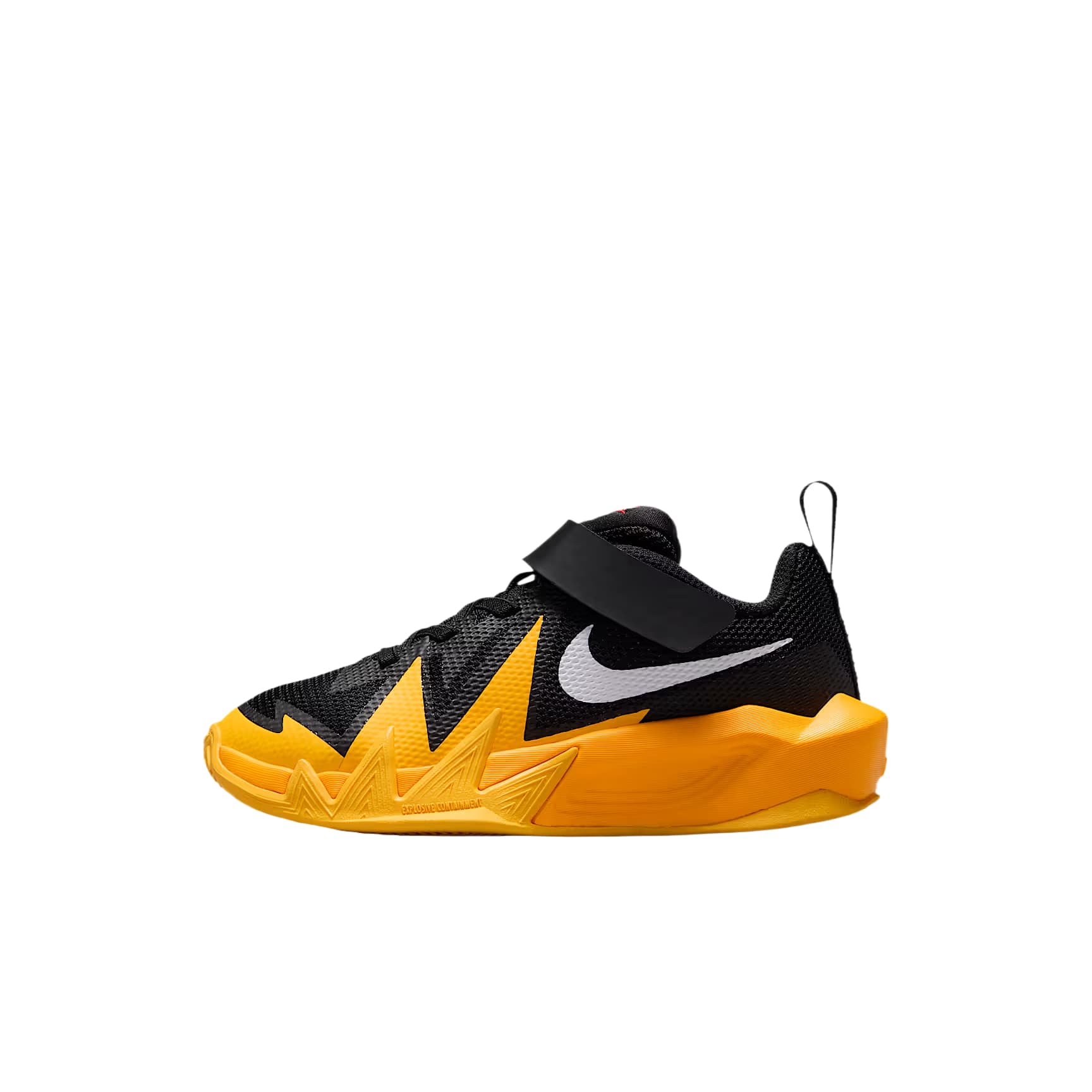Кроссовки для баскетбола Nike S.T.Dynamite Детские баскетбольные кроссовки Low Топ Черный Лазерный оранжевый Университетский Золото белый Kids - изображение 1