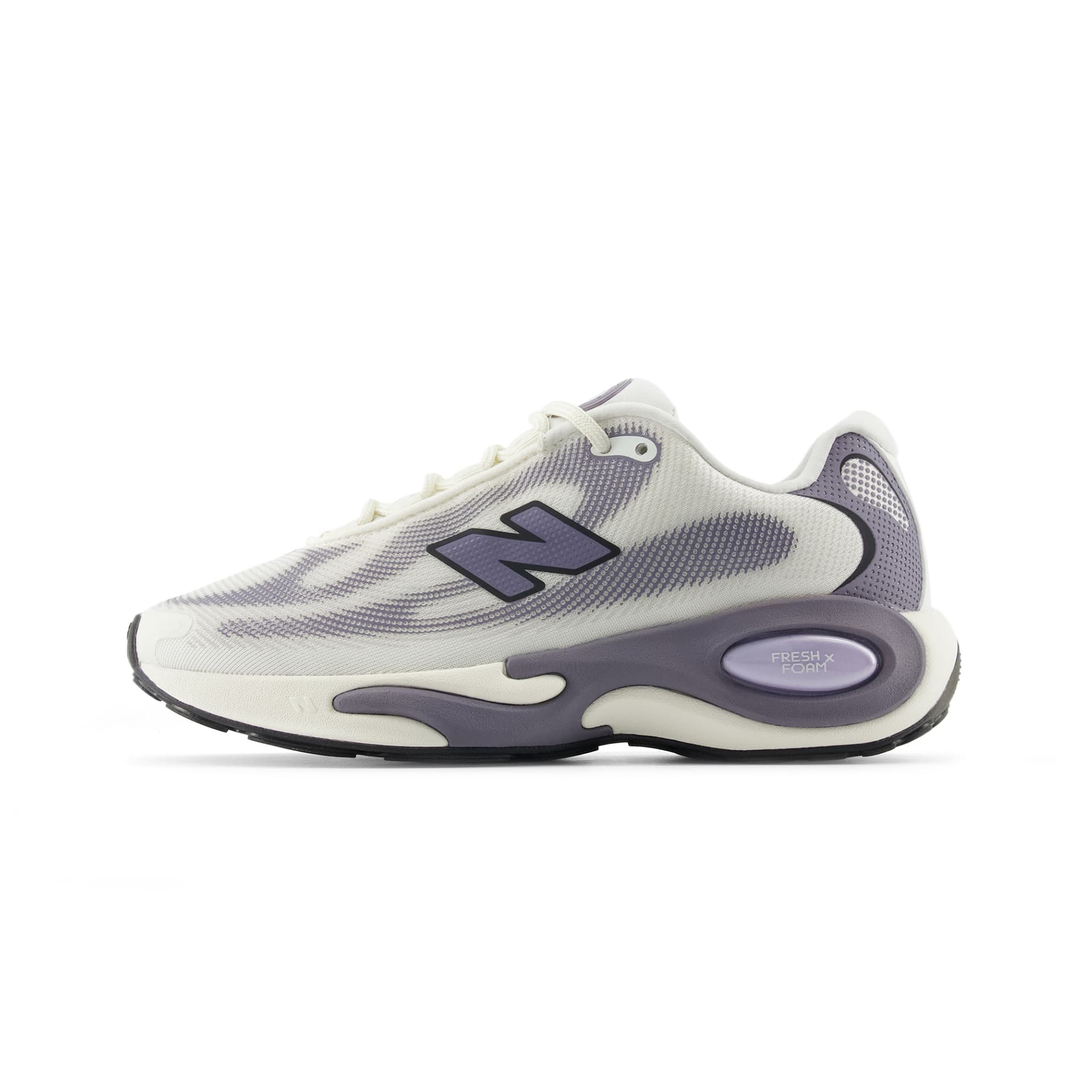 Кроссовки для бега new balance AC Runner V1 Беговые кроссовки MID Топ Белый Серый Фиолетовый Женские - изображение 1