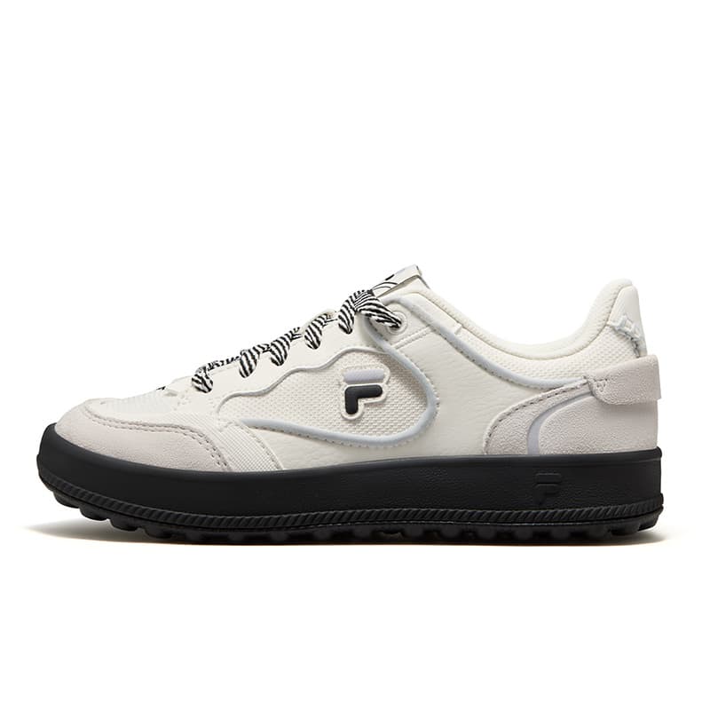 Кроссовки FILA FUSION FUGIO Кеды для скейтбординга Low Топ Белый черный Женские - изображение 1
