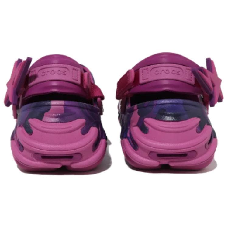 Сабо A BATHING APE X Crocs Echo M1 ЭВА Сабо Резиновые Мужские Фиолетовые - изображение 4