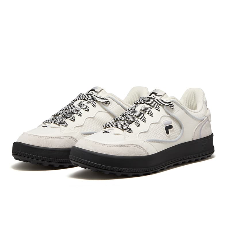 Кроссовки FILA FUSION FUGIO Кеды для скейтбординга Low Топ Белый черный Женские - изображение 3