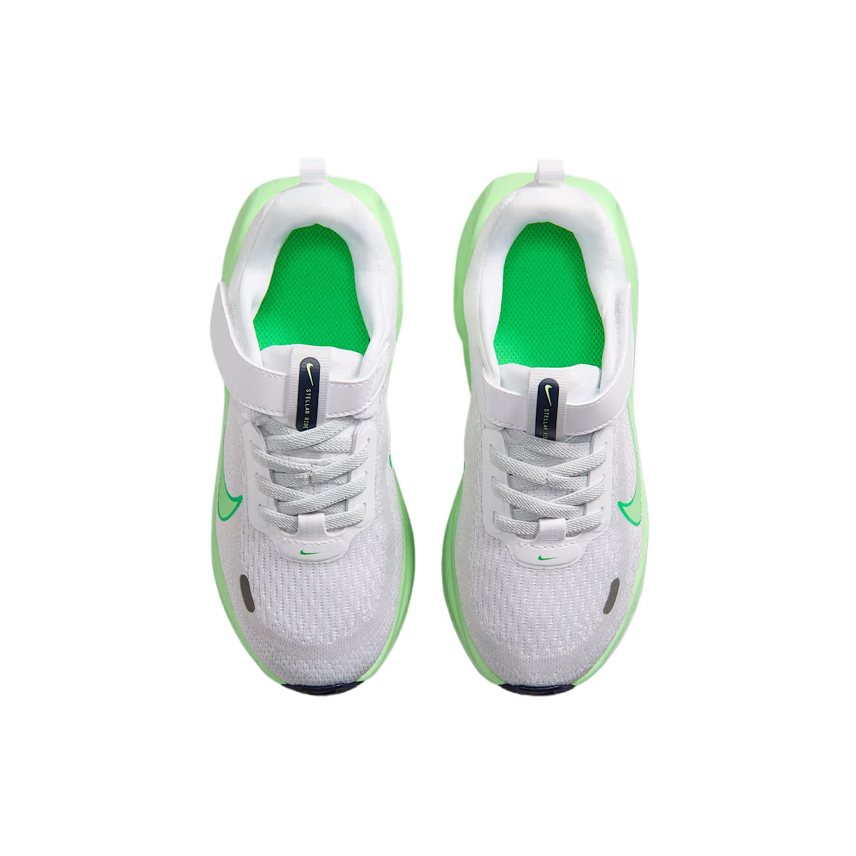 Кроссовки Nike Stellar Ride Детские беговые кроссовки Low Топ Белый Пыль Фотон Ярко-зеленый Мечтательный Зелёный Kids - изображение 3