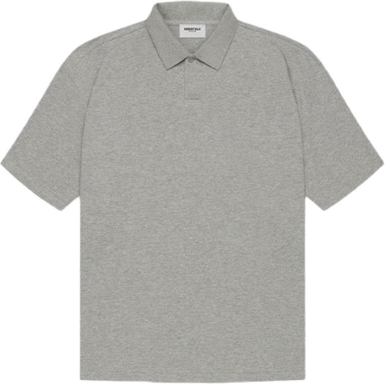 Поло Fear of God Essentials SS21 Short Sleeve Polo Dark Heather Oatmeal POLO - изображение 2