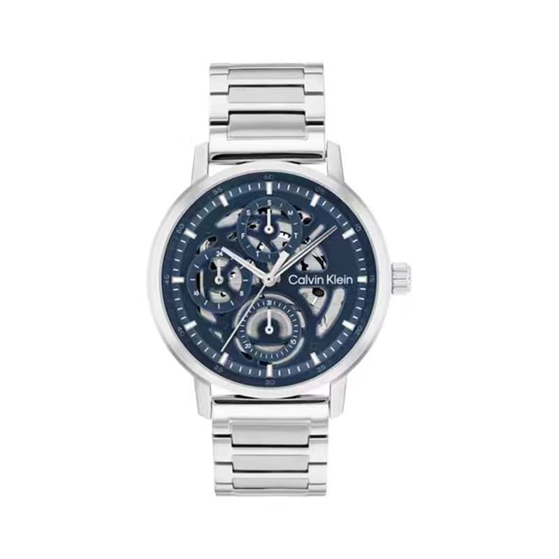 Механические часы Calvin Klein Кварцевый механизм Мужские часы 41mm*41mm*9,5mm Синий - изображение 1