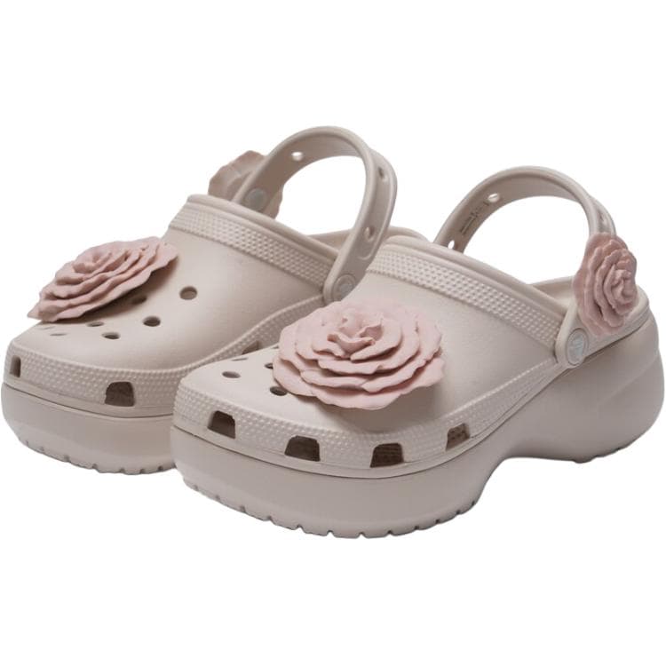 Сабо Crocs Sabo Rubber Ecru Light Pink Women's - изображение 3