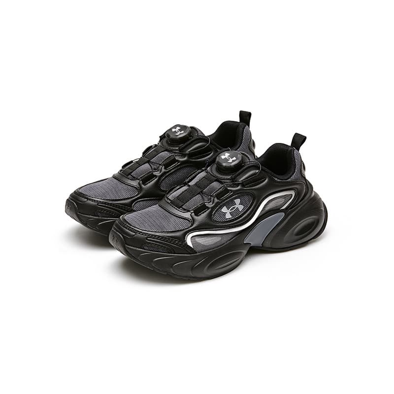 Кроссовки Under Armour Life Collection Детская повседневная обувь Low Топ Черный Kids - изображение 2