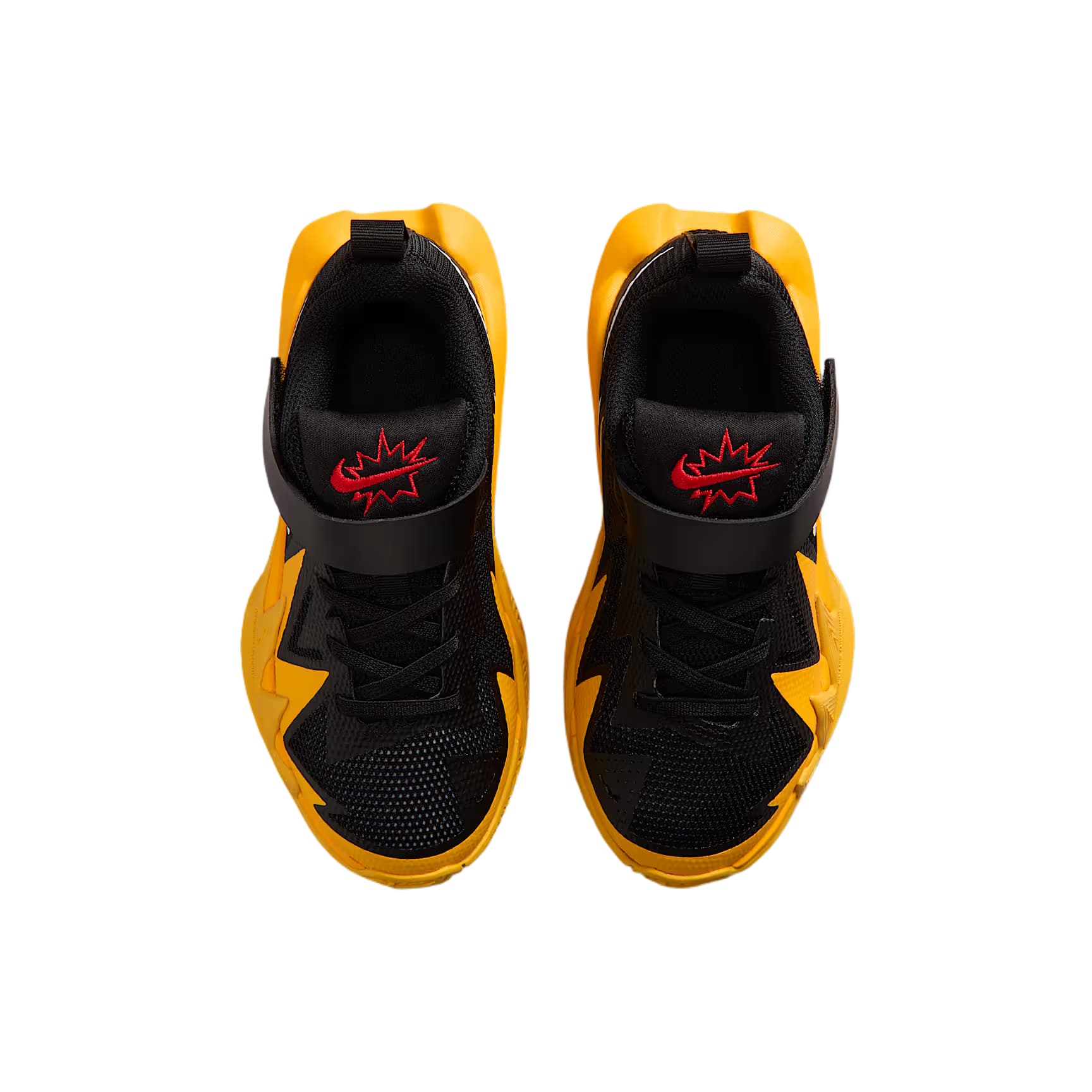 Кроссовки для баскетбола Nike S.T.Dynamite Детские баскетбольные кроссовки Low Топ Черный Лазерный оранжевый Университетский Золото белый Kids - изображение 3