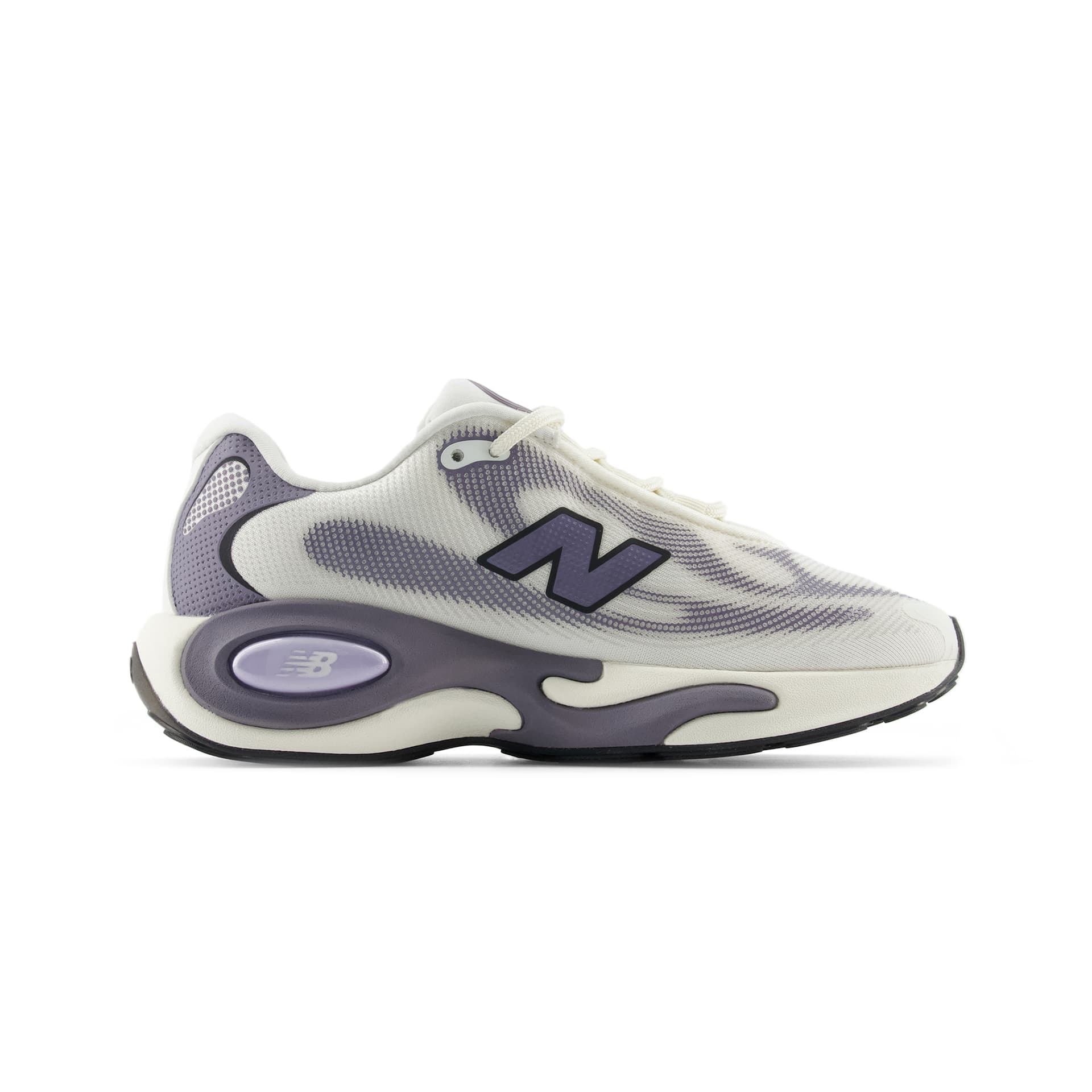 Кроссовки для бега new balance AC Runner V1 Беговые кроссовки MID Топ Белый Серый Фиолетовый Женские - изображение 2