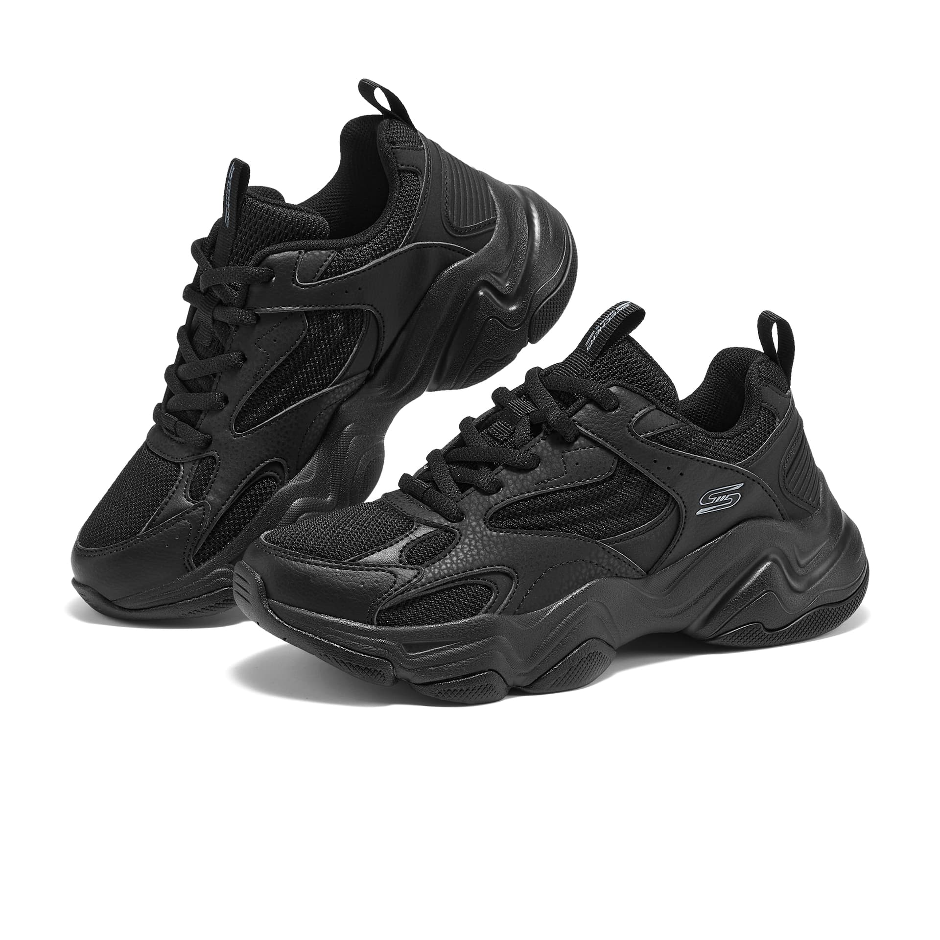 Кроссовки Skechers Bobs Устойчивые к истиранию Дышащие Легкие Низкие Кроссовки Женские Черные - изображение 6