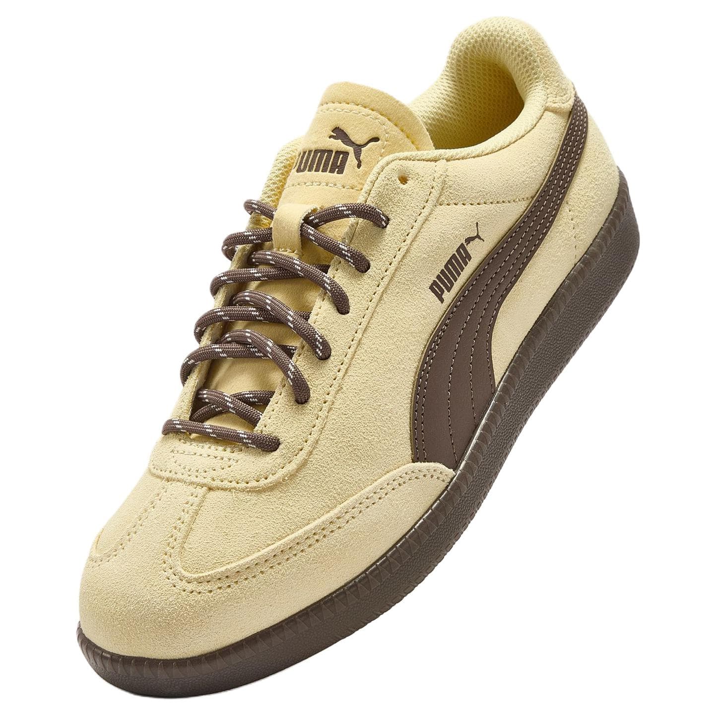 Кроссовки PUMA 9 T Кеды немецкой армии (GAT) Low Топ Светло-желтый Унисекс - изображение 5