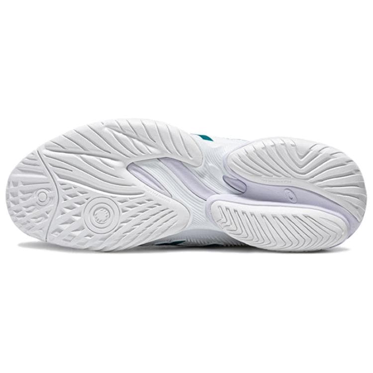Кроссовки для тенниса ASICS Court FF 3 Теннисные кроссовки Белый Зеленый Женские - изображение 4